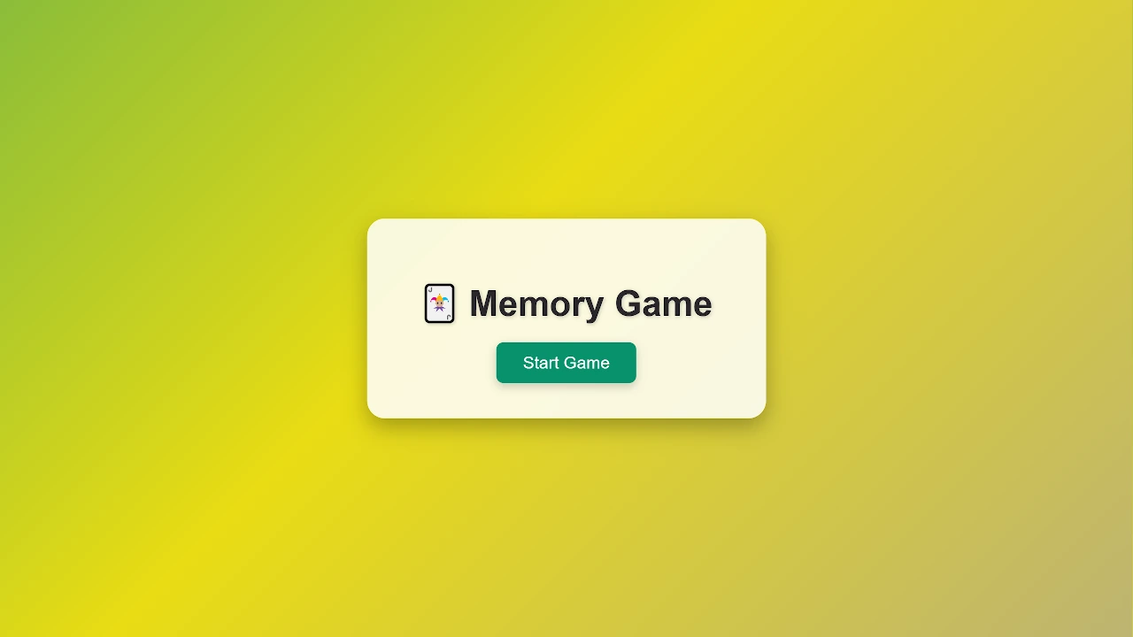 memory game thumbnail